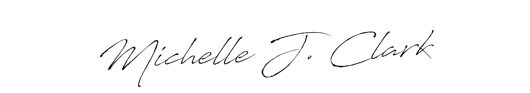 It looks lik you need a new signature style for name Michelle J. Clark. Design unique handwritten (Antro_Vectra) signature with our free signature maker in just a few clicks. Michelle J. Clark signature style 6 images and pictures png