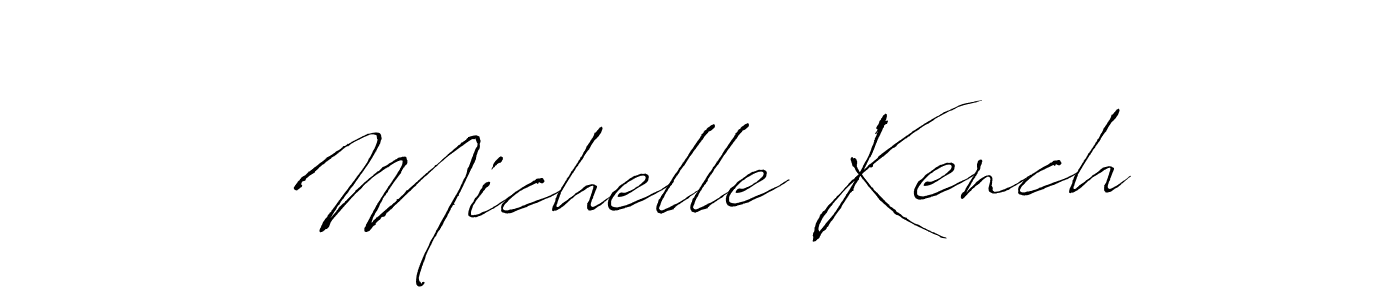 Make a beautiful signature design for name Michelle Kench. With this signature (Antro_Vectra) style, you can create a handwritten signature for free. Michelle Kench signature style 6 images and pictures png