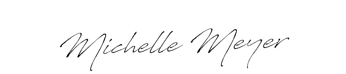 Use a signature maker to create a handwritten signature online. With this signature software, you can design (Antro_Vectra) your own signature for name Michelle Meyer. Michelle Meyer signature style 6 images and pictures png