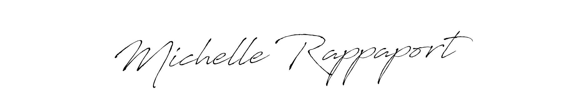 Design your own signature with our free online signature maker. With this signature software, you can create a handwritten (Antro_Vectra) signature for name Michelle Rappaport. Michelle Rappaport signature style 6 images and pictures png