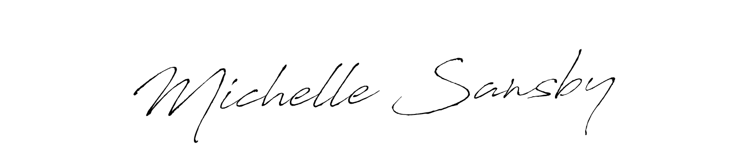 Also we have Michelle Sansby name is the best signature style. Create professional handwritten signature collection using Antro_Vectra autograph style. Michelle Sansby signature style 6 images and pictures png