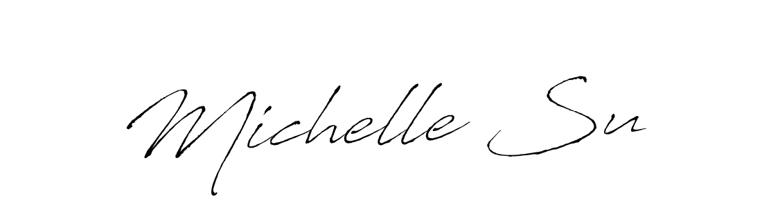 How to make Michelle Su signature? Antro_Vectra is a professional autograph style. Create handwritten signature for Michelle Su name. Michelle Su signature style 6 images and pictures png