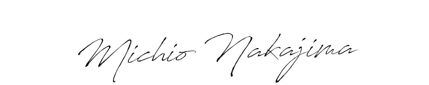 How to Draw Michio Nakajima signature style? Antro_Vectra is a latest design signature styles for name Michio Nakajima. Michio Nakajima signature style 6 images and pictures png