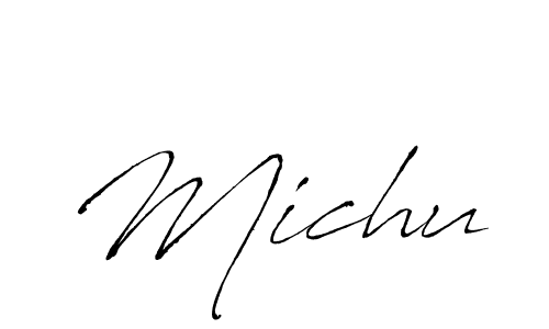 This is the best signature style for the Michu name. Also you like these signature font (Antro_Vectra). Mix name signature. Michu signature style 6 images and pictures png