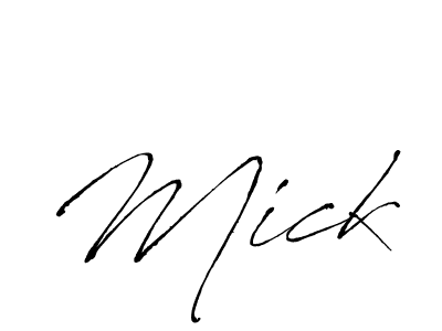 How to make Mick name signature. Use Antro_Vectra style for creating short signs online. This is the latest handwritten sign. Mick signature style 6 images and pictures png