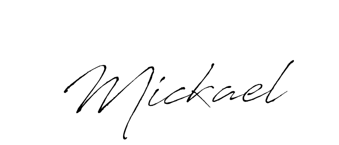Create a beautiful signature design for name Mickael. With this signature (Antro_Vectra) fonts, you can make a handwritten signature for free. Mickael signature style 6 images and pictures png