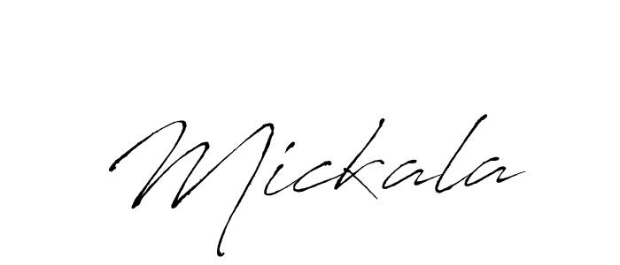 Create a beautiful signature design for name Mickala. With this signature (Antro_Vectra) fonts, you can make a handwritten signature for free. Mickala signature style 6 images and pictures png