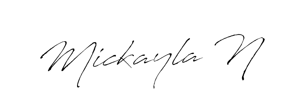 This is the best signature style for the Mickayla N name. Also you like these signature font (Antro_Vectra). Mix name signature. Mickayla N signature style 6 images and pictures png