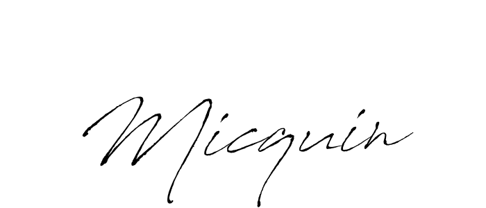 Similarly Antro_Vectra is the best handwritten signature design. Signature creator online .You can use it as an online autograph creator for name Micquin. Micquin signature style 6 images and pictures png