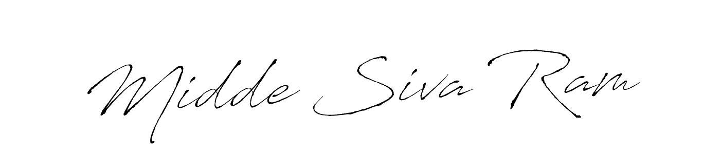 Best and Professional Signature Style for Midde Siva Ram. Antro_Vectra Best Signature Style Collection. Midde Siva Ram signature style 6 images and pictures png