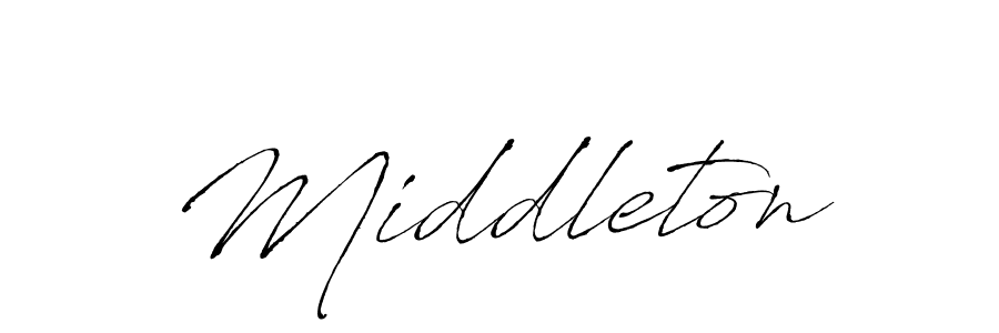 Make a beautiful signature design for name Middleton. With this signature (Antro_Vectra) style, you can create a handwritten signature for free. Middleton signature style 6 images and pictures png
