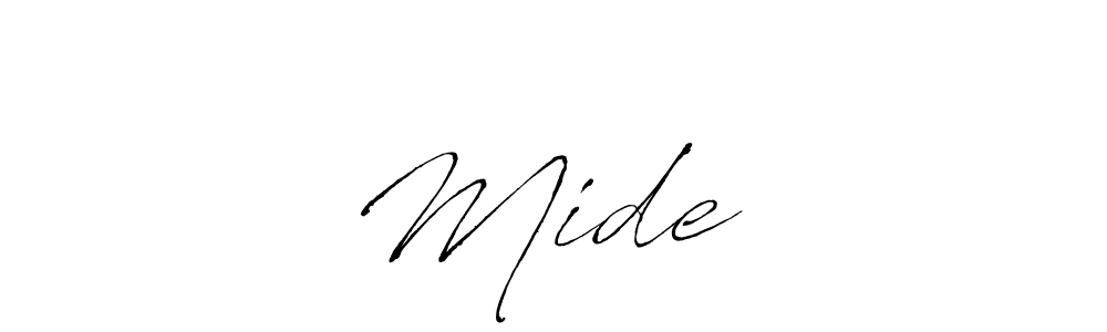 Also You can easily find your signature by using the search form. We will create Mide❤️ name handwritten signature images for you free of cost using Antro_Vectra sign style. Mide❤️ signature style 6 images and pictures png