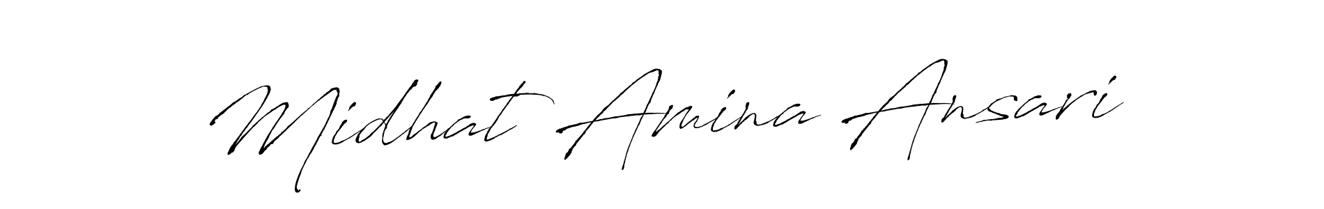 See photos of Midhat Amina Ansari official signature by Spectra . Check more albums & portfolios. Read reviews & check more about Antro_Vectra font. Midhat Amina Ansari signature style 6 images and pictures png