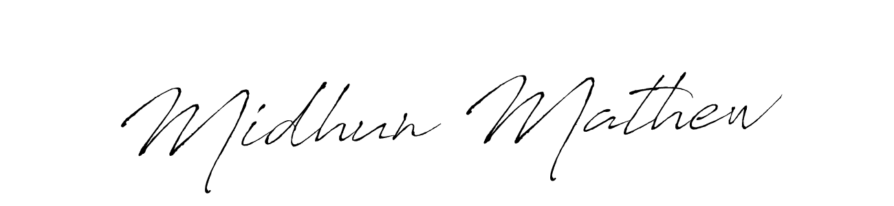 if you are searching for the best signature style for your name Midhun Mathew. so please give up your signature search. here we have designed multiple signature styles  using Antro_Vectra. Midhun Mathew signature style 6 images and pictures png