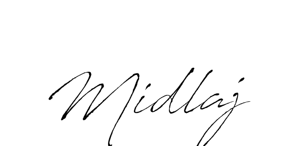 Make a short Midlaj signature style. Manage your documents anywhere anytime using Antro_Vectra. Create and add eSignatures, submit forms, share and send files easily. Midlaj signature style 6 images and pictures png