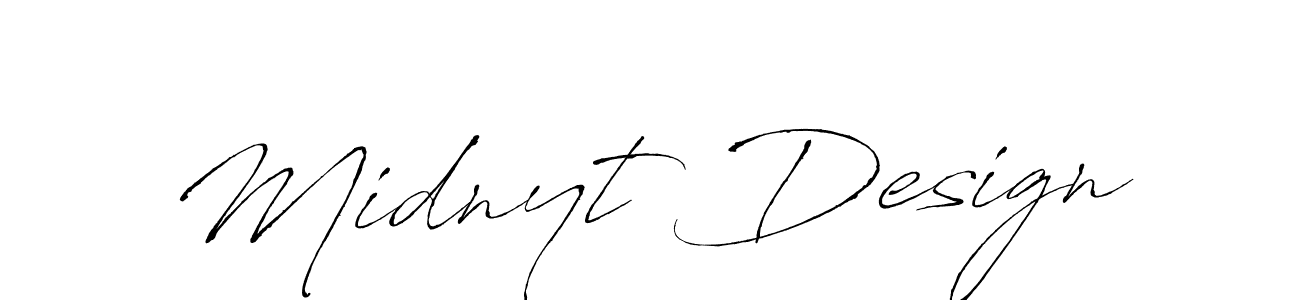 It looks lik you need a new signature style for name Midnyt Design. Design unique handwritten (Antro_Vectra) signature with our free signature maker in just a few clicks. Midnyt Design signature style 6 images and pictures png