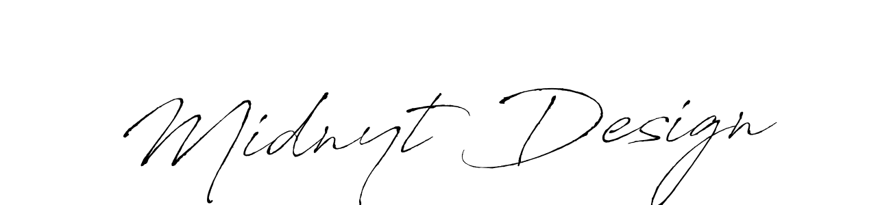 This is the best signature style for the Midnyt Design name. Also you like these signature font (Antro_Vectra). Mix name signature. Midnyt Design signature style 6 images and pictures png