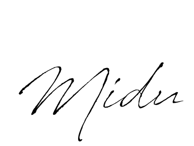 if you are searching for the best signature style for your name Midu. so please give up your signature search. here we have designed multiple signature styles  using Antro_Vectra. Midu signature style 6 images and pictures png
