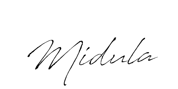 Also You can easily find your signature by using the search form. We will create Midula name handwritten signature images for you free of cost using Antro_Vectra sign style. Midula signature style 6 images and pictures png