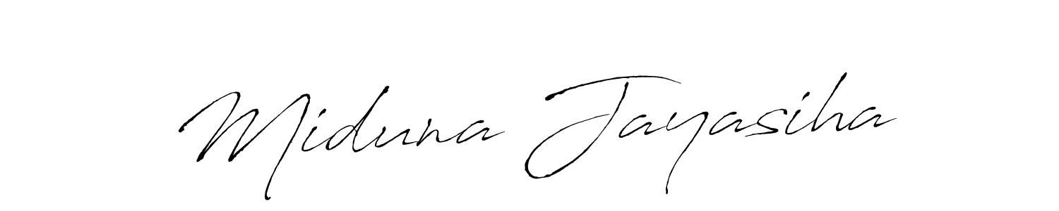 Here are the top 10 professional signature styles for the name Miduna Jayasiha. These are the best autograph styles you can use for your name. Miduna Jayasiha signature style 6 images and pictures png