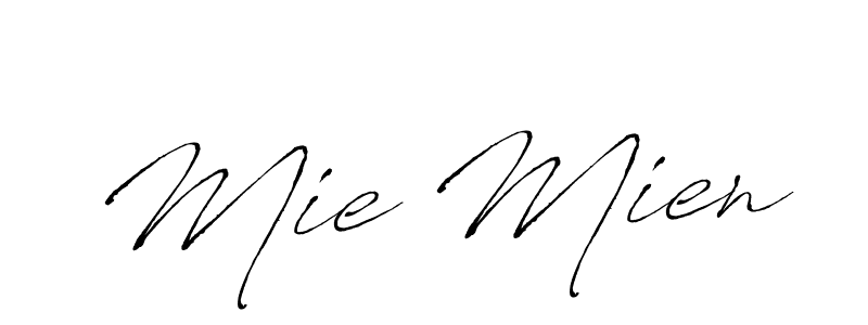 You should practise on your own different ways (Antro_Vectra) to write your name (Mie Mien) in signature. don't let someone else do it for you. Mie Mien signature style 6 images and pictures png
