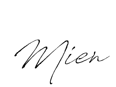How to make Mien signature? Antro_Vectra is a professional autograph style. Create handwritten signature for Mien name. Mien signature style 6 images and pictures png