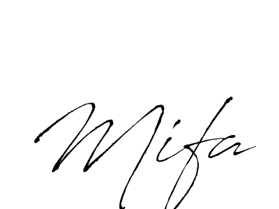 You should practise on your own different ways (Antro_Vectra) to write your name (Mifa) in signature. don't let someone else do it for you. Mifa signature style 6 images and pictures png