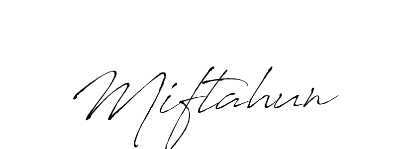 if you are searching for the best signature style for your name Miftahun. so please give up your signature search. here we have designed multiple signature styles  using Antro_Vectra. Miftahun signature style 6 images and pictures png