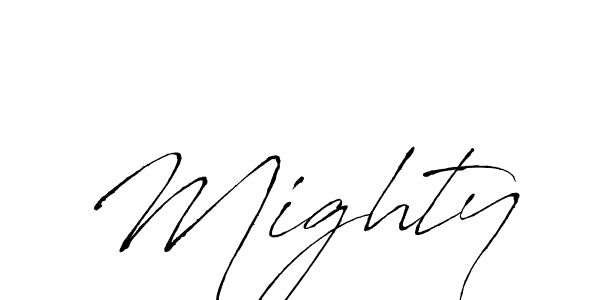 Also we have Mighty name is the best signature style. Create professional handwritten signature collection using Antro_Vectra autograph style. Mighty signature style 6 images and pictures png