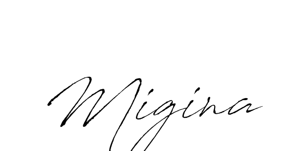 Also we have Migina name is the best signature style. Create professional handwritten signature collection using Antro_Vectra autograph style. Migina signature style 6 images and pictures png