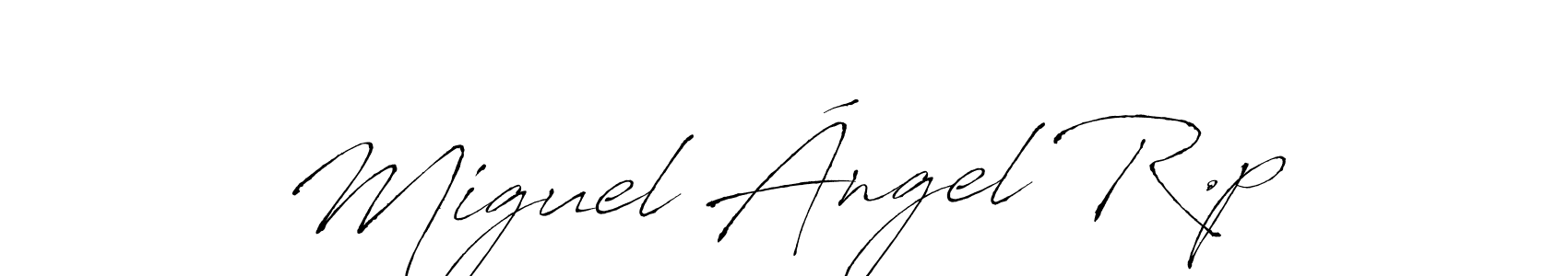 if you are searching for the best signature style for your name Miguel Ángel R.p. so please give up your signature search. here we have designed multiple signature styles  using Antro_Vectra. Miguel Ángel R.p signature style 6 images and pictures png