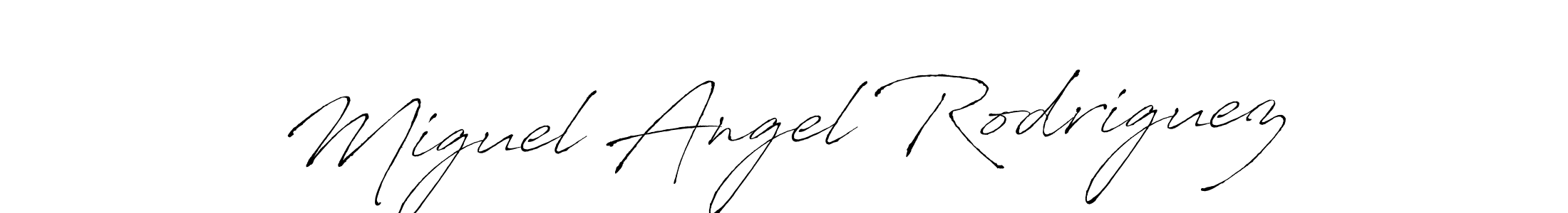 Create a beautiful signature design for name Miguel Angel Rodriguez. With this signature (Antro_Vectra) fonts, you can make a handwritten signature for free. Miguel Angel Rodriguez signature style 6 images and pictures png