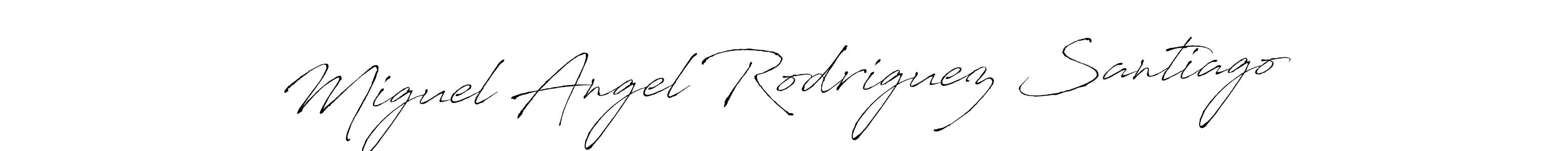 Miguel Angel Rodriguez Santiago stylish signature style. Best Handwritten Sign (Antro_Vectra) for my name. Handwritten Signature Collection Ideas for my name Miguel Angel Rodriguez Santiago. Miguel Angel Rodriguez Santiago signature style 6 images and pictures png