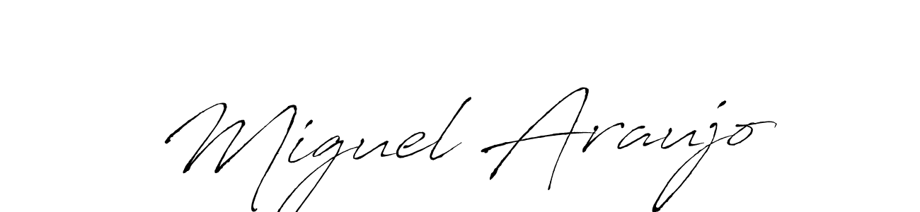 Also we have Miguel Araujo name is the best signature style. Create professional handwritten signature collection using Antro_Vectra autograph style. Miguel Araujo signature style 6 images and pictures png