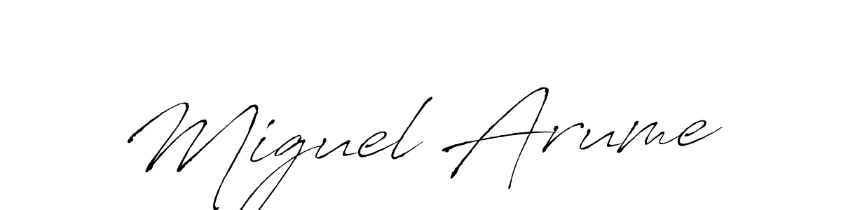 It looks lik you need a new signature style for name Miguel Arume. Design unique handwritten (Antro_Vectra) signature with our free signature maker in just a few clicks. Miguel Arume signature style 6 images and pictures png