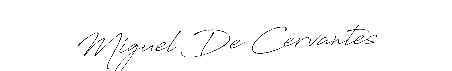 Miguel De Cervantes stylish signature style. Best Handwritten Sign (Antro_Vectra) for my name. Handwritten Signature Collection Ideas for my name Miguel De Cervantes. Miguel De Cervantes signature style 6 images and pictures png