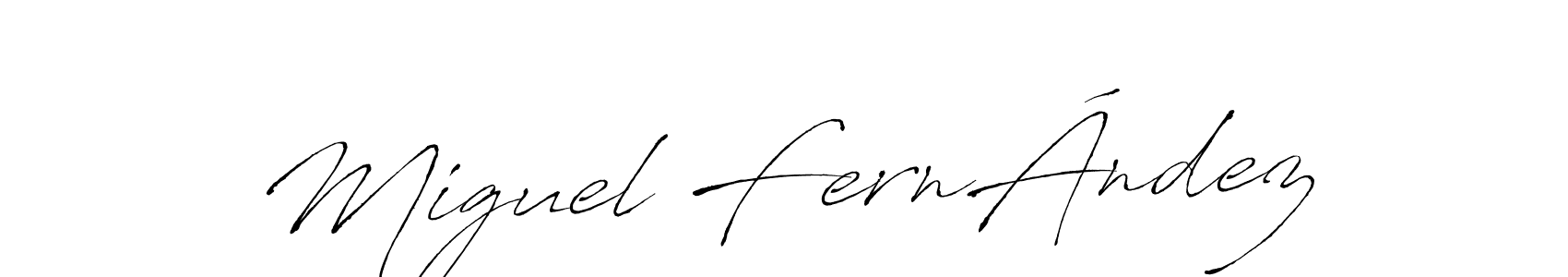 How to make Miguel FernÁndez signature? Antro_Vectra is a professional autograph style. Create handwritten signature for Miguel FernÁndez name. Miguel FernÁndez signature style 6 images and pictures png
