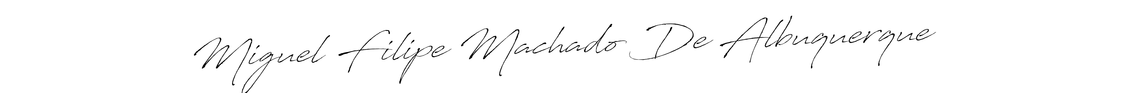 Similarly Antro_Vectra is the best handwritten signature design. Signature creator online .You can use it as an online autograph creator for name Miguel Filipe Machado De Albuquerque. Miguel Filipe Machado De Albuquerque signature style 6 images and pictures png