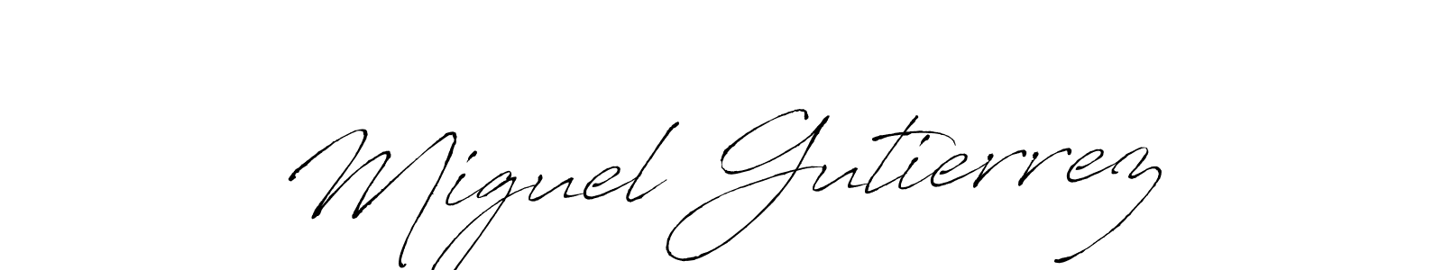 It looks lik you need a new signature style for name Miguel Gutierrez. Design unique handwritten (Antro_Vectra) signature with our free signature maker in just a few clicks. Miguel Gutierrez signature style 6 images and pictures png