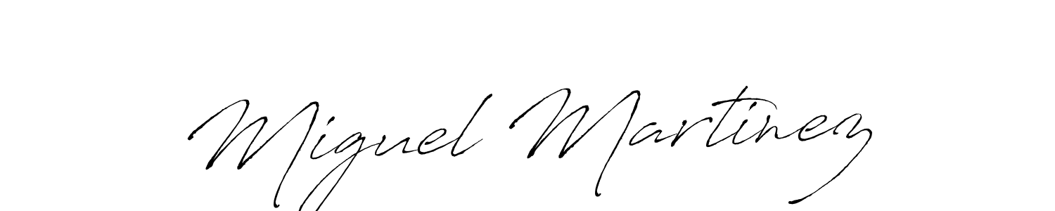 Use a signature maker to create a handwritten signature online. With this signature software, you can design (Antro_Vectra) your own signature for name Miguel Martinez. Miguel Martinez signature style 6 images and pictures png