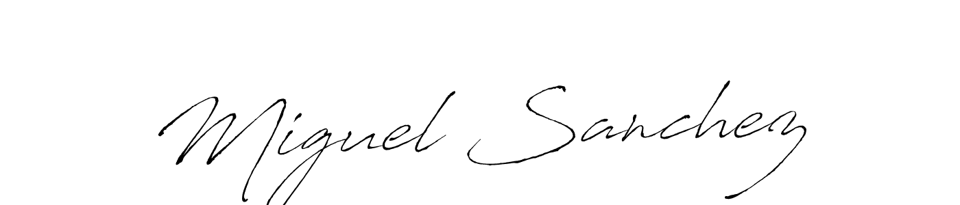Make a short Miguel Sanchez signature style. Manage your documents anywhere anytime using Antro_Vectra. Create and add eSignatures, submit forms, share and send files easily. Miguel Sanchez signature style 6 images and pictures png