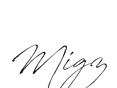 See photos of Migz official signature by Spectra . Check more albums & portfolios. Read reviews & check more about Antro_Vectra font. Migz signature style 6 images and pictures png