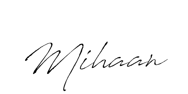 Also we have Mihaan name is the best signature style. Create professional handwritten signature collection using Antro_Vectra autograph style. Mihaan signature style 6 images and pictures png