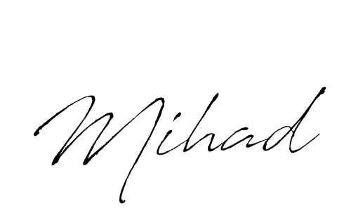 Also we have Mihad name is the best signature style. Create professional handwritten signature collection using Antro_Vectra autograph style. Mihad signature style 6 images and pictures png