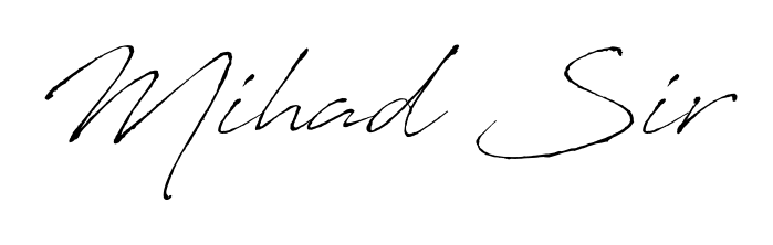 It looks like you need a new signature style for name Mihad Sir. Design unique handwritten (Antro_Vectra) signature with our free signature maker in just a few clicks. Mihad Sir signature style 6 images and pictures png
