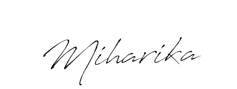 if you are searching for the best signature style for your name Miharika. so please give up your signature search. here we have designed multiple signature styles  using Antro_Vectra. Miharika signature style 6 images and pictures png
