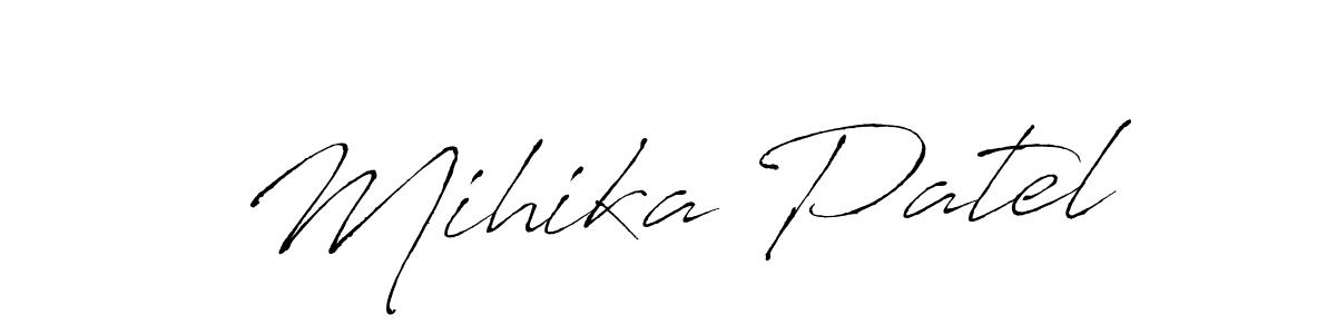 Make a short Mihika Patel signature style. Manage your documents anywhere anytime using Antro_Vectra. Create and add eSignatures, submit forms, share and send files easily. Mihika Patel signature style 6 images and pictures png