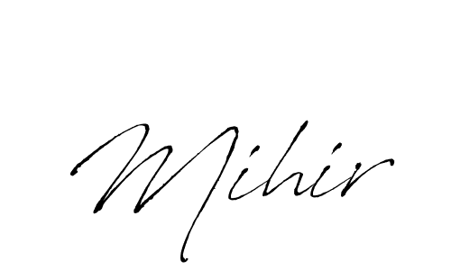 if you are searching for the best signature style for your name Mihir. so please give up your signature search. here we have designed multiple signature styles  using Antro_Vectra. Mihir signature style 6 images and pictures png