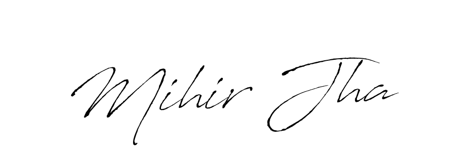 Once you've used our free online signature maker to create your best signature Antro_Vectra style, it's time to enjoy all of the benefits that Mihir Jha name signing documents. Mihir Jha signature style 6 images and pictures png