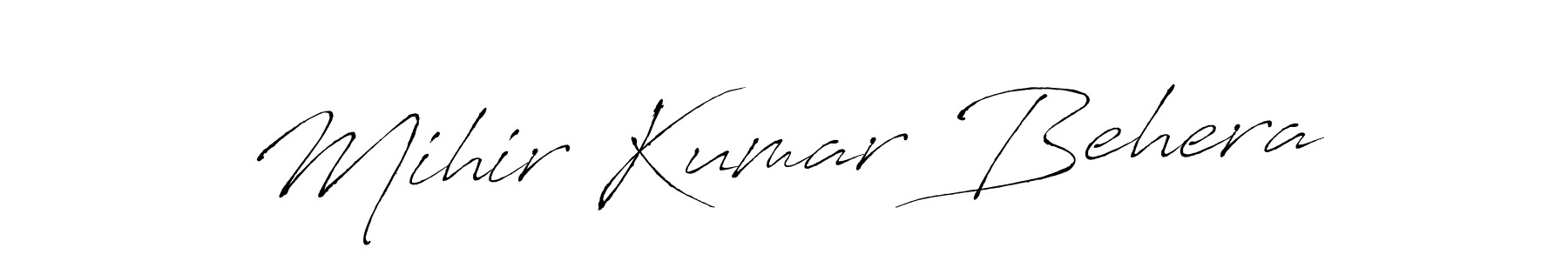 Use a signature maker to create a handwritten signature online. With this signature software, you can design (Antro_Vectra) your own signature for name Mihir Kumar Behera. Mihir Kumar Behera signature style 6 images and pictures png